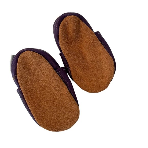 Augusta Baby Moccasin Purple 0-6M Slip On - Picture 3 of 3